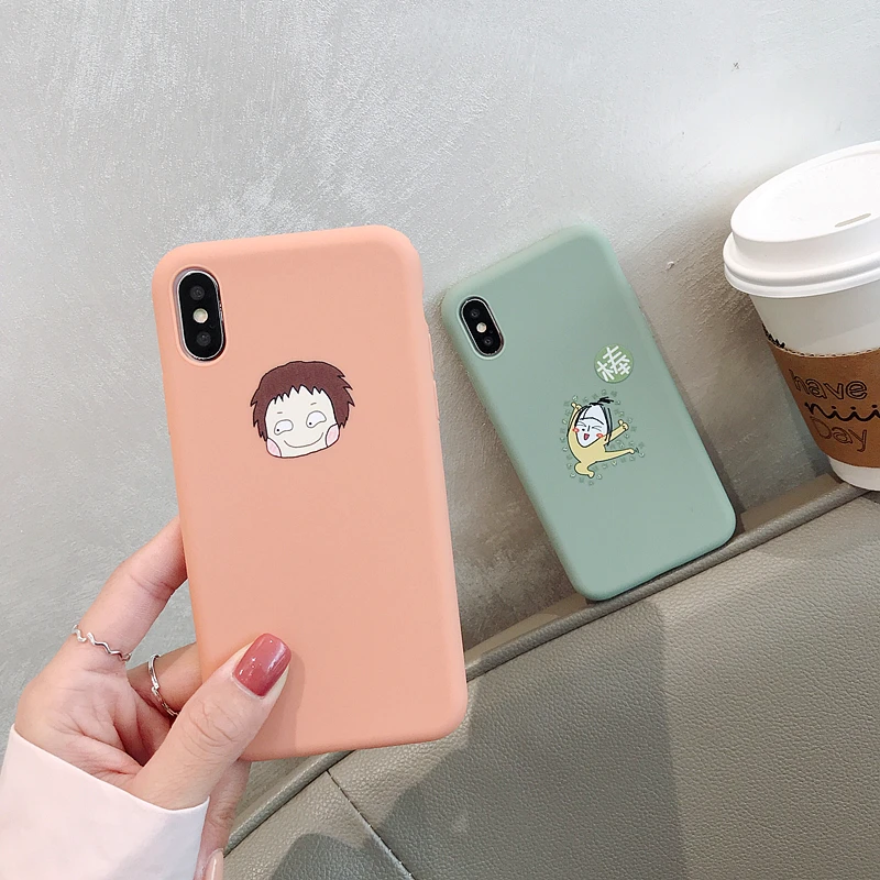 Чехол для iphone 6 s plue чехол xs max 7 мультяшный Мягкий силиконовый 8 plus X Xr