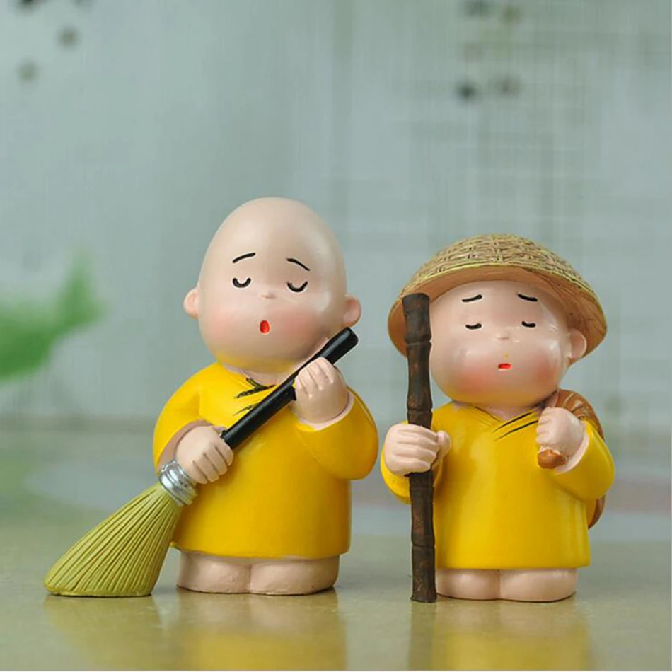 Фигурки Будды из смолы 3 шт./лот|3 pcs/lot|craft miniaturescraft figurines |