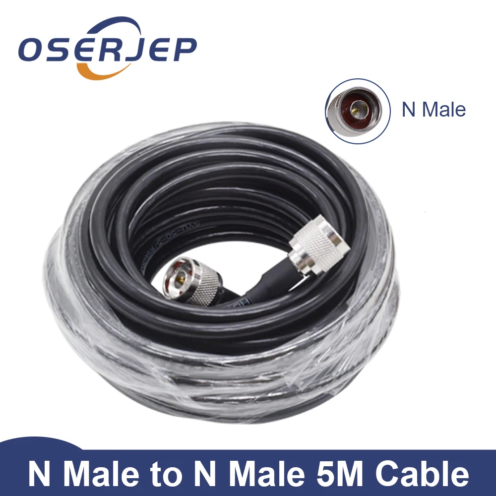 5 Meters 50-5 кабель 2g 3g 4G 900 1800 2100 Mhz Двухдиапазонная lte Yagi Log Omni потолочная антенна разветвитель питания для 3g 4g LTe антенна - Цвет: 5 Meters
