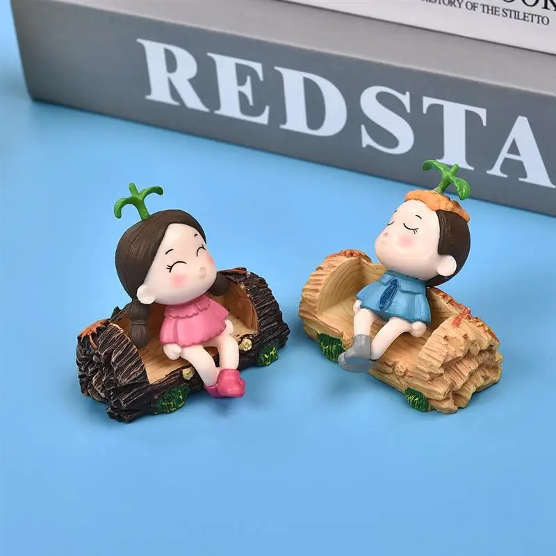 2 шт милые влюбленные украшения для двоих мох микро пейзаж мир орнамент свадебное