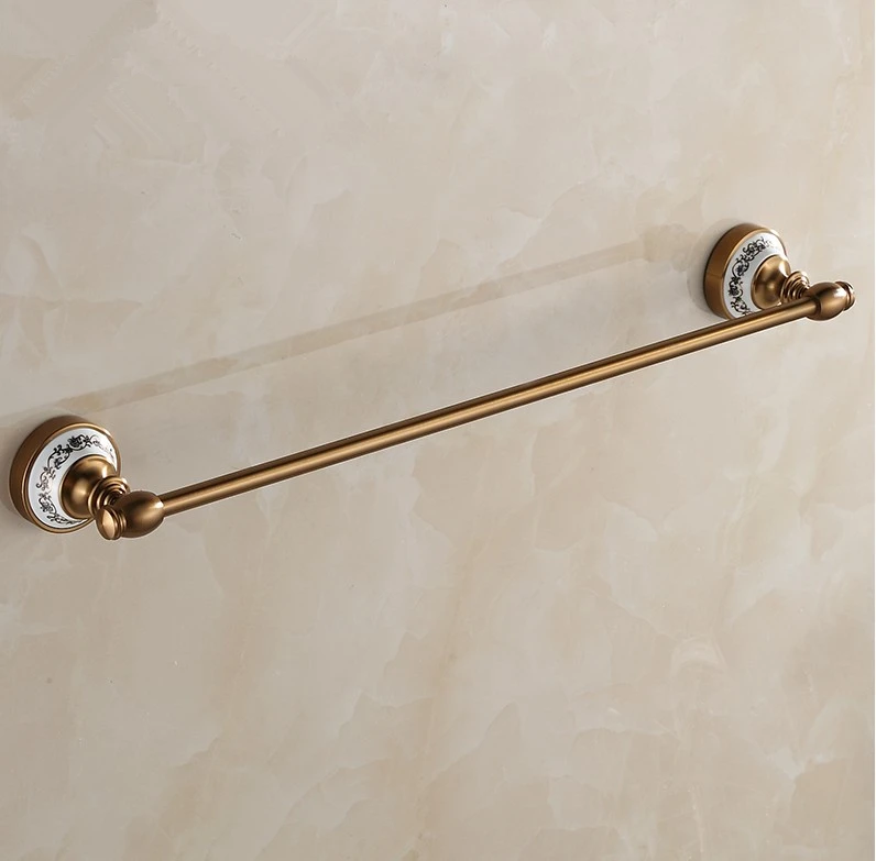 

Bathroom Accessories,Aluminum Material Antique Finish Single Towel Bar&Towel Rack/Fashion Creative Ceramics Design Bath Products