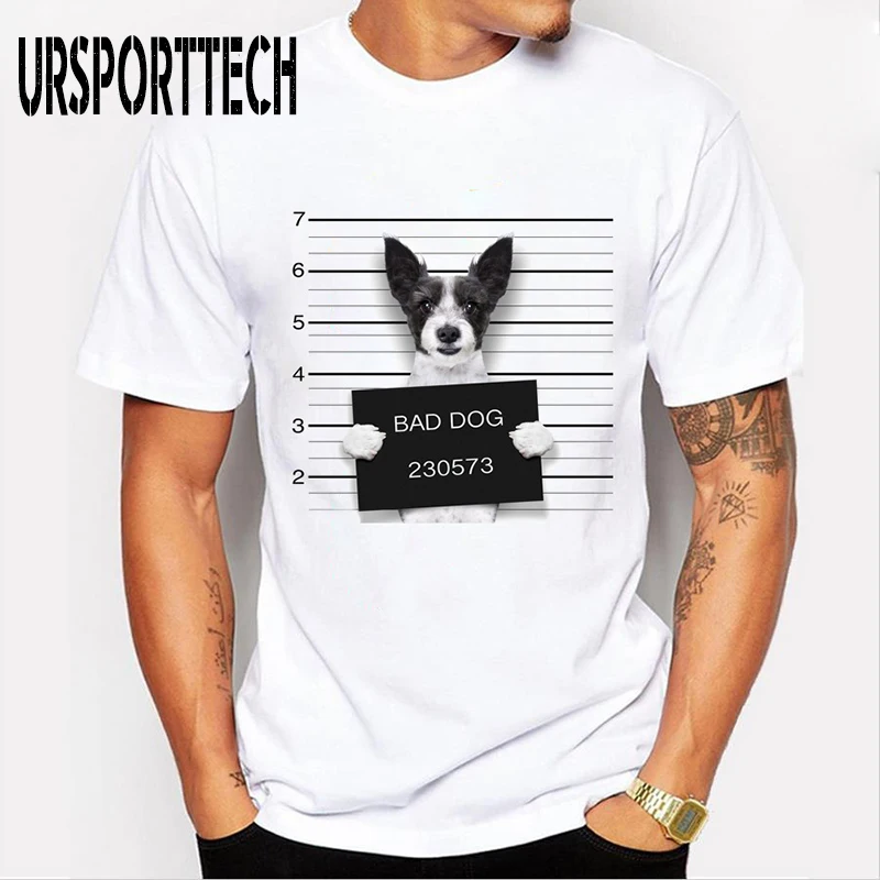 Дизайнерская футболка с французским бульдогом мужские топы повседневная