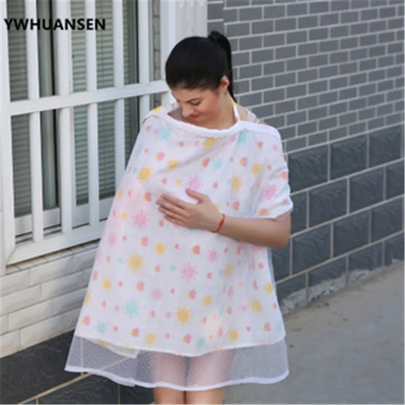 70*110cm Fashion Breastfeeding Cover Cotton Privacy Nursing Cover Baby Scarf Infant Newborn Clothes For Women Lactation images - 6