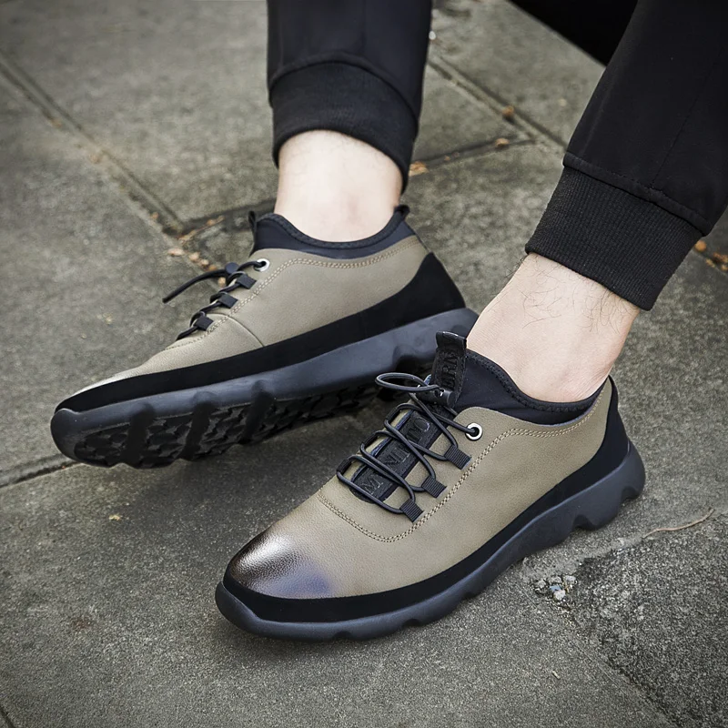 ubareoosnes Leisure Comfortable Skateboarding Shoes Lace Up outdoor For Men walk | Спорт и развлечения