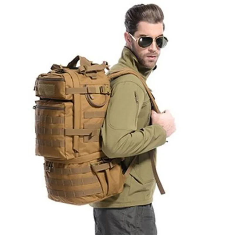 

Backpack large capacity 50 L students travel bag computer bag bag canvas backpack restoring ancient ways high grade bag