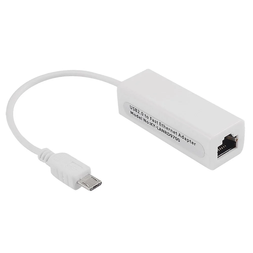 2015 горячая микро USB 5 Pin 10/100 Мбит/с RJ45 LAN Ethernet адаптер для планшетного ПК |