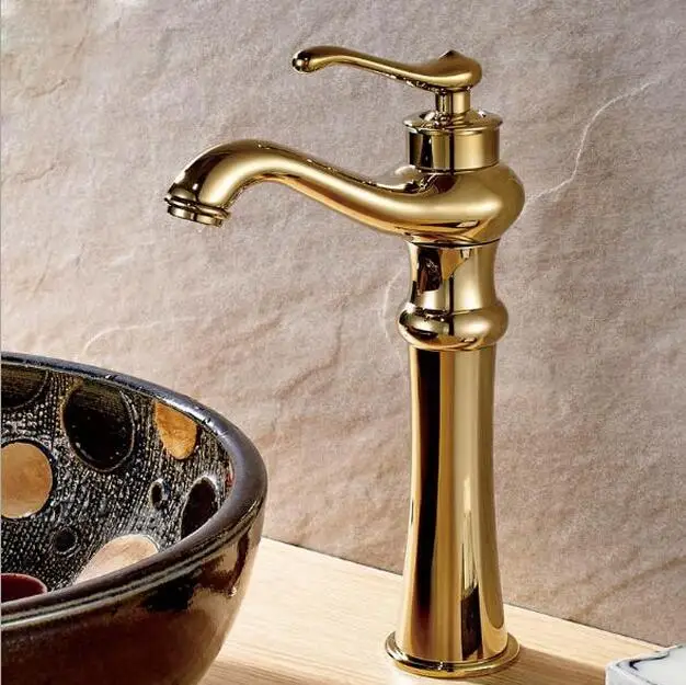 

Free Shipping bathroom faucet Gold bathroom basin faucet ,Luxury basin sink faucet basin mixer High Quality Luxury water tap