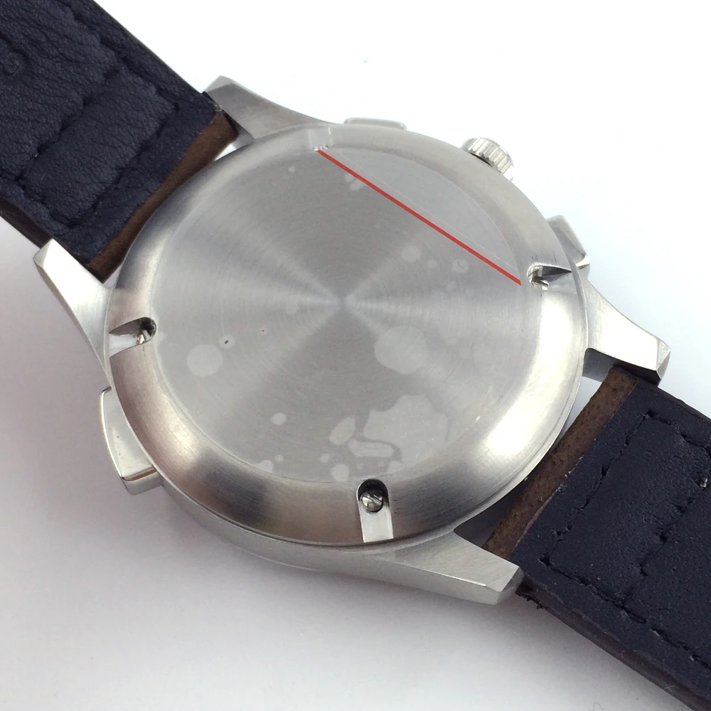 Многофункциональные автоматические мужские часы с белым циферблатом 44 мм |