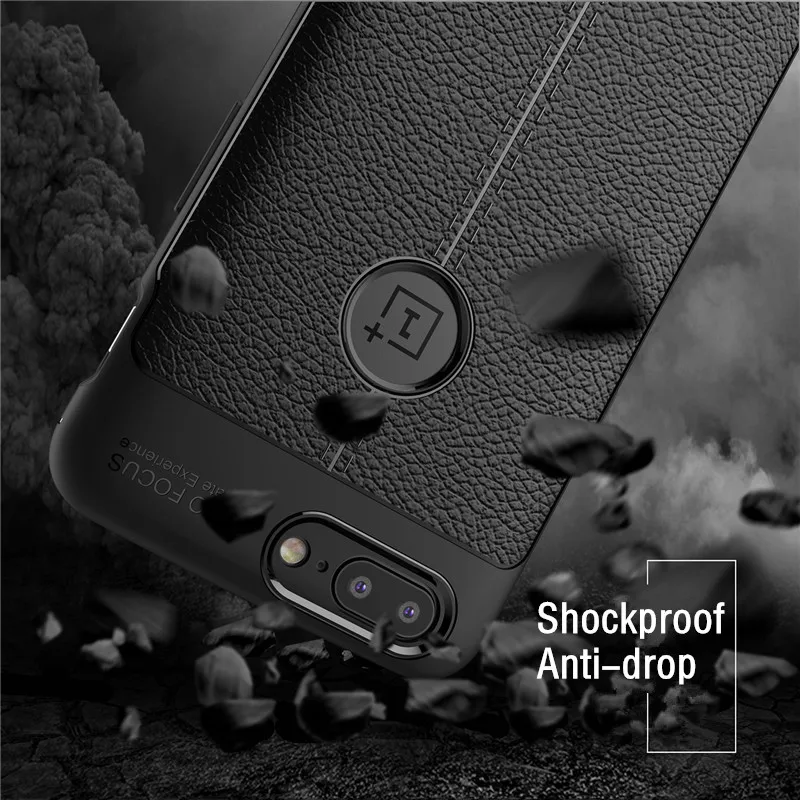 For Oneplus 5 Case Luxury PU Leather Soft TPU Protective Back Cover Coque Silicone One plus Phone Shell Capa |