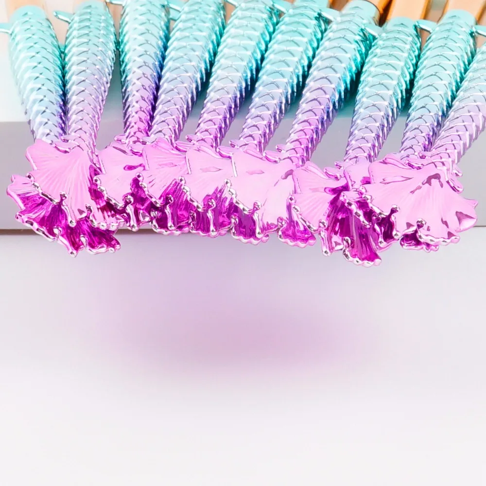 10 шт. Русалка Макияж Расчёски для волос комплект Основа макияжа лица смешивания