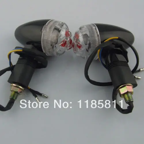 Мотоцикл светодиодный индикатор сигнала поворота светильник двойной Спорт