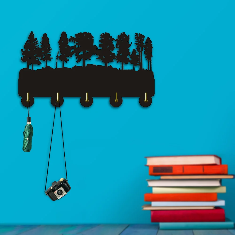 1 шт Современные настенные крючки ЛЕС ДЕРЕВЬЯ крючок деревья настенная вешалка