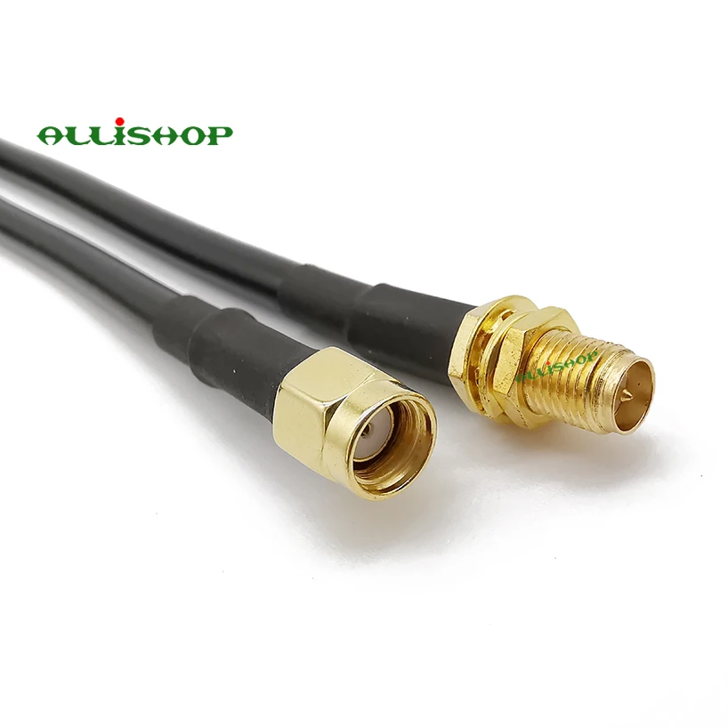 ALLISHOP Wi Fi кабель адаптер антенного кабеля с гнездовым на RP SMA Штекерный