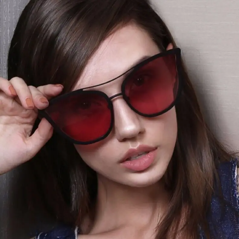 2017 новые цветные брендовые дизайнерские женские солнцезащитные очки уникальный