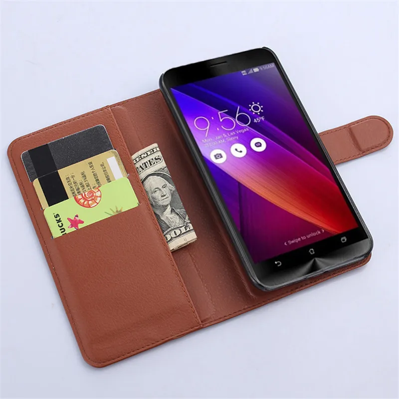 Стильный чехол-Кошелек из искусственной кожи для ASUS ZenFone 2 Zenfone2 ZE550ML ZE551ML с