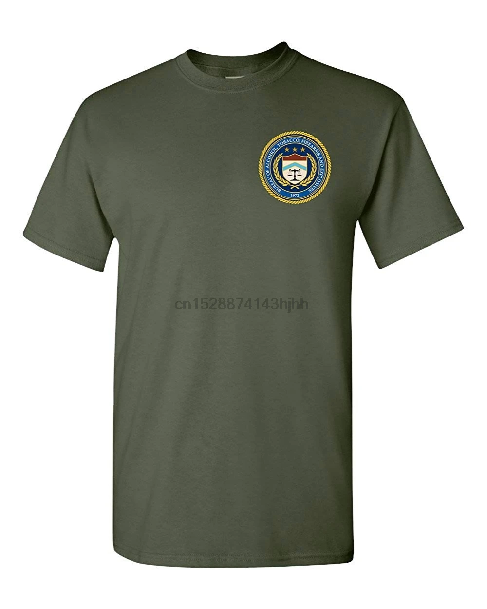 Новая летняя модная мужская футболка ATF Bureau of Alcohol Tobacco armostume and Explosion Seal в стиле