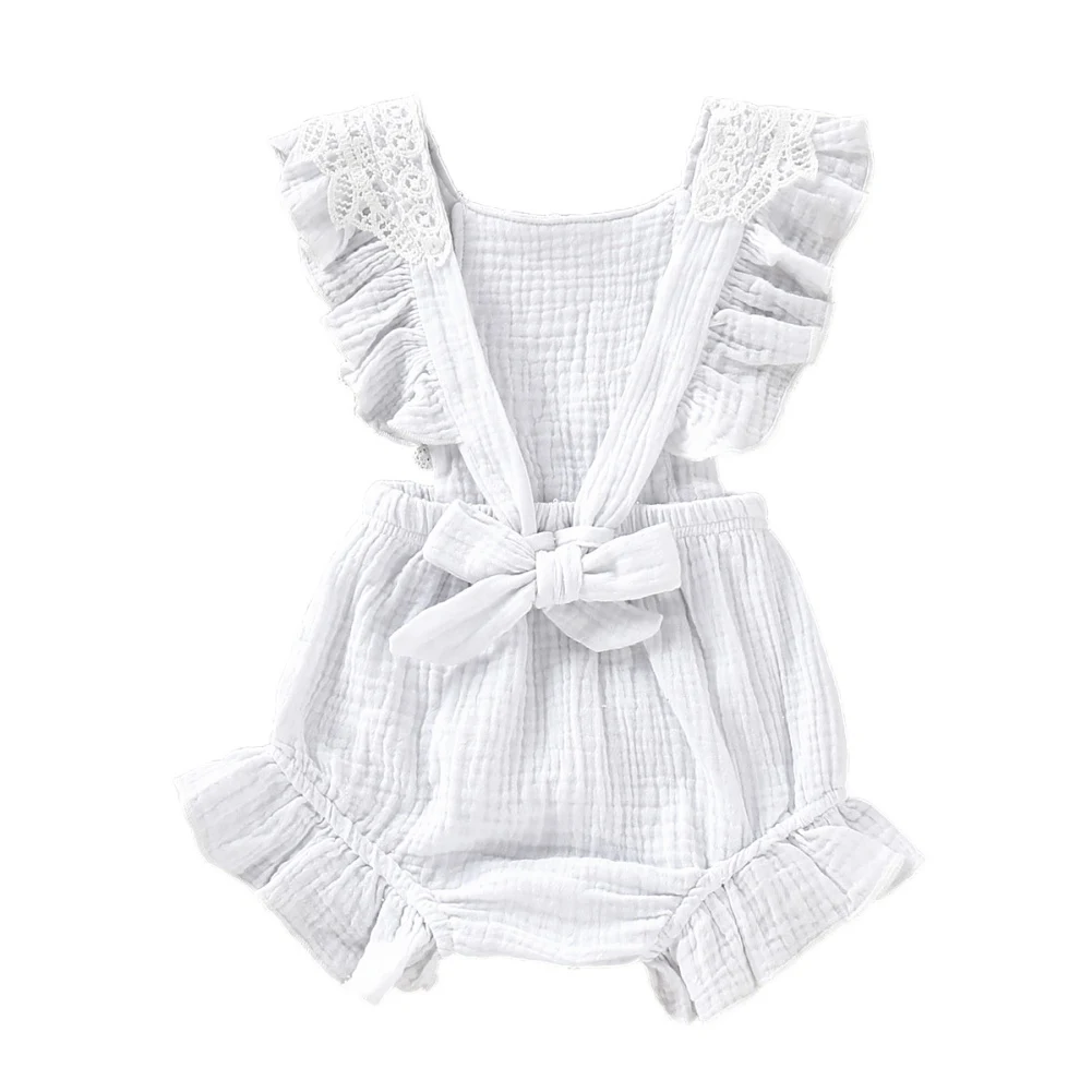 

Fashion Newborn Baby Girls Cotton Lace Romper Jumpsuit Outfits Sunsuit Clothes