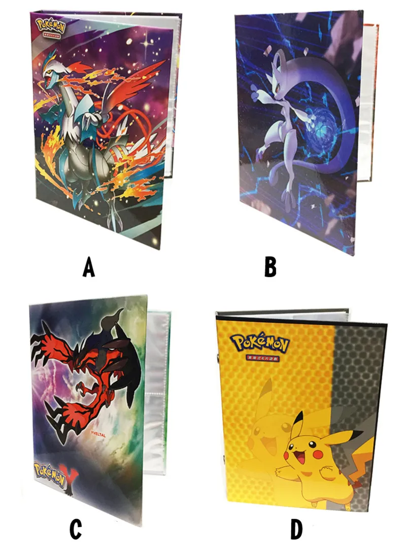 Коллекция Пикачу Pokemon cards альбом книга Топ загруженный список игральных карт pokemon держатель Альбом игрушки для нового подарка