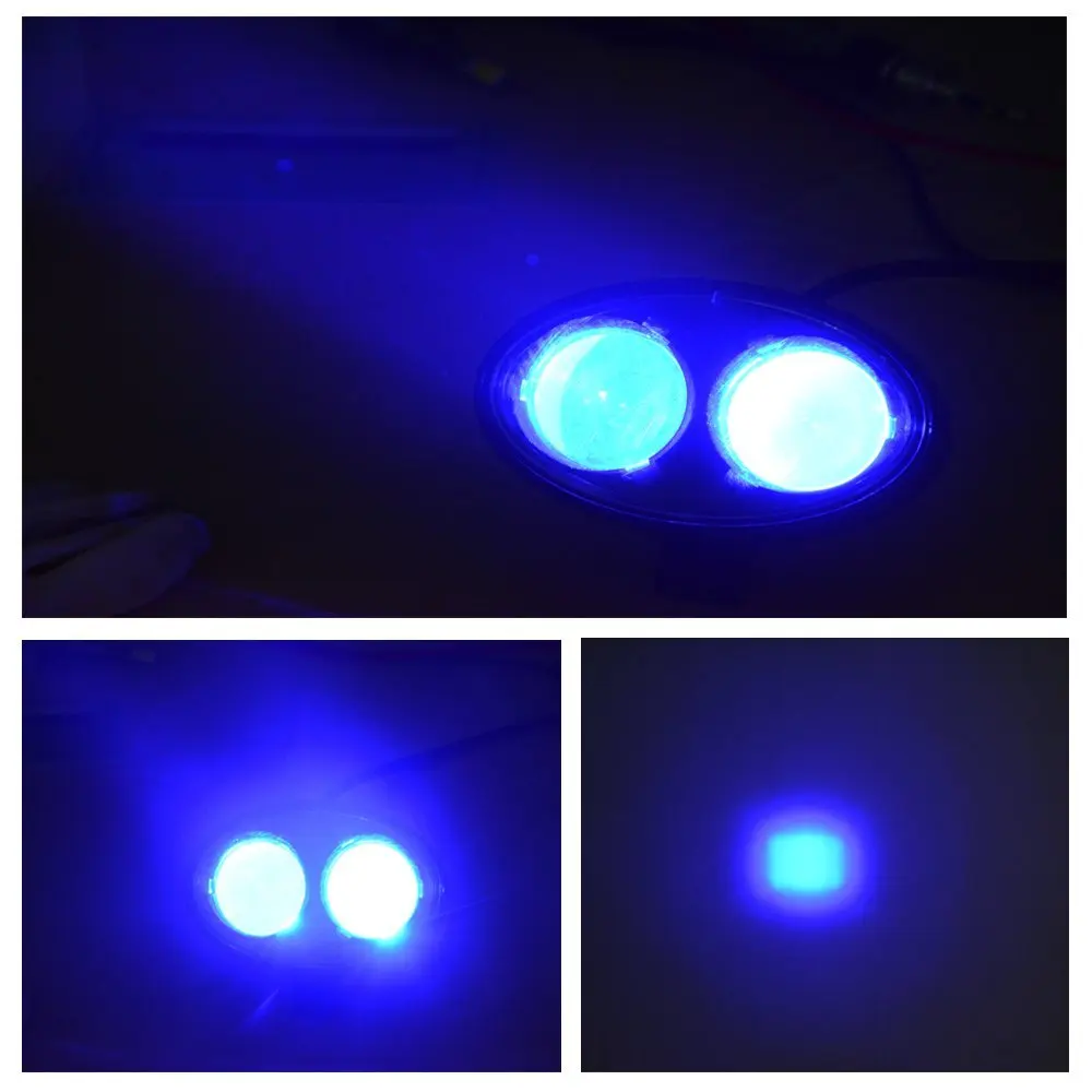 

8W Forklift LED Safety Warning Light Back Up Reverse Work Light Spotlight Blue 250Lm for Truck Engineering Vehicle