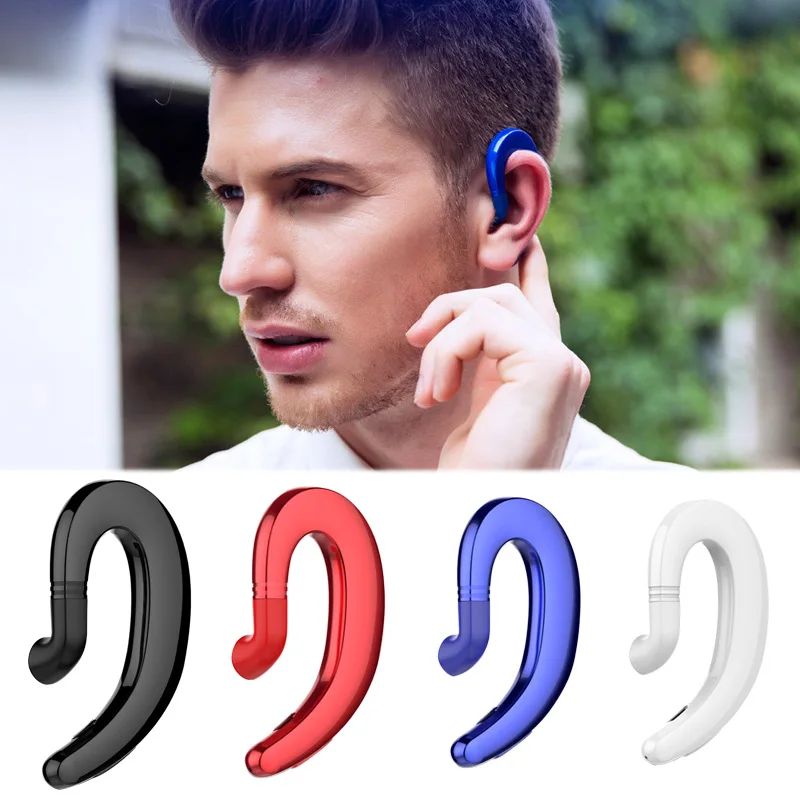 Беспроводные наушники с крючком шумоподавление Bluetooth для деловых видов спорта