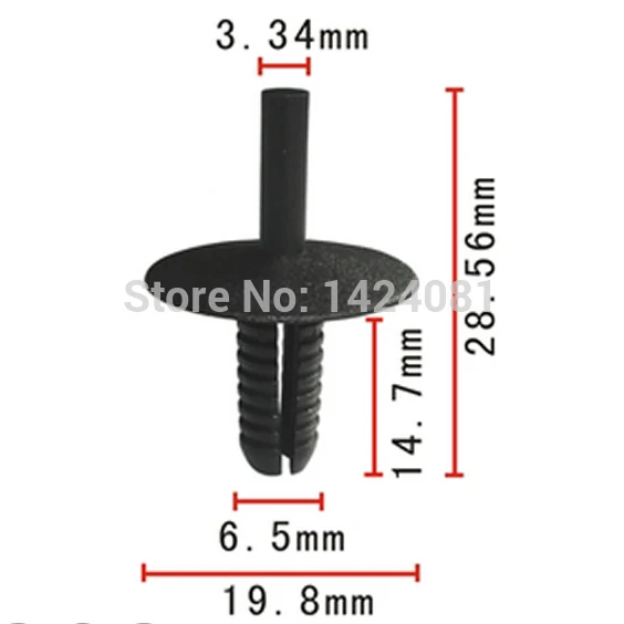 

20x OEM Nylon for BMW Bumper Wheel Opening Trim Moulding Retainer Clip (20x15x6.5mm) 51-11-1-944-537 51111944537