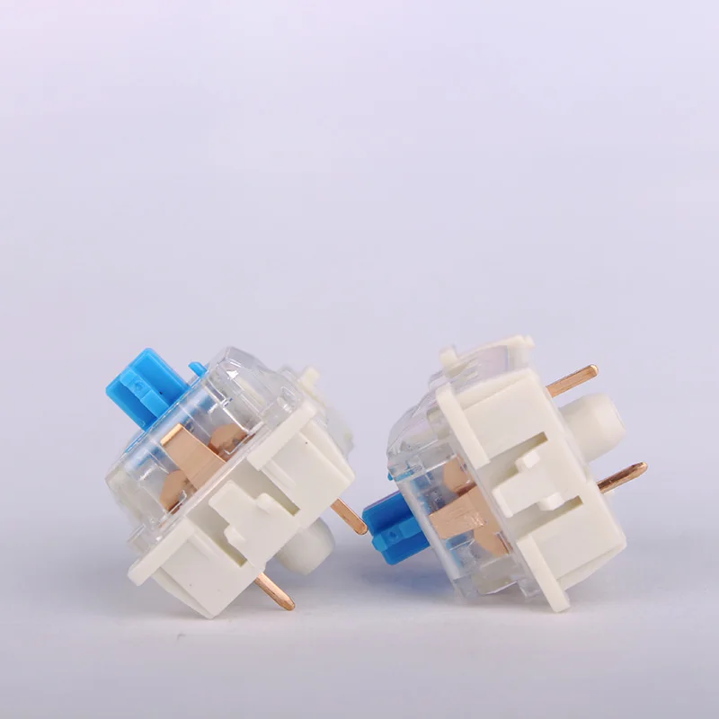 Blue Switch 1 шт. оригинальная механическая клавиатура NewGiant Mx 3 Pin, прозрачный пыленепроницаемый черный коричневый синий красный осевой переключатель для Cherry Mx - Цвет: Blue Switch