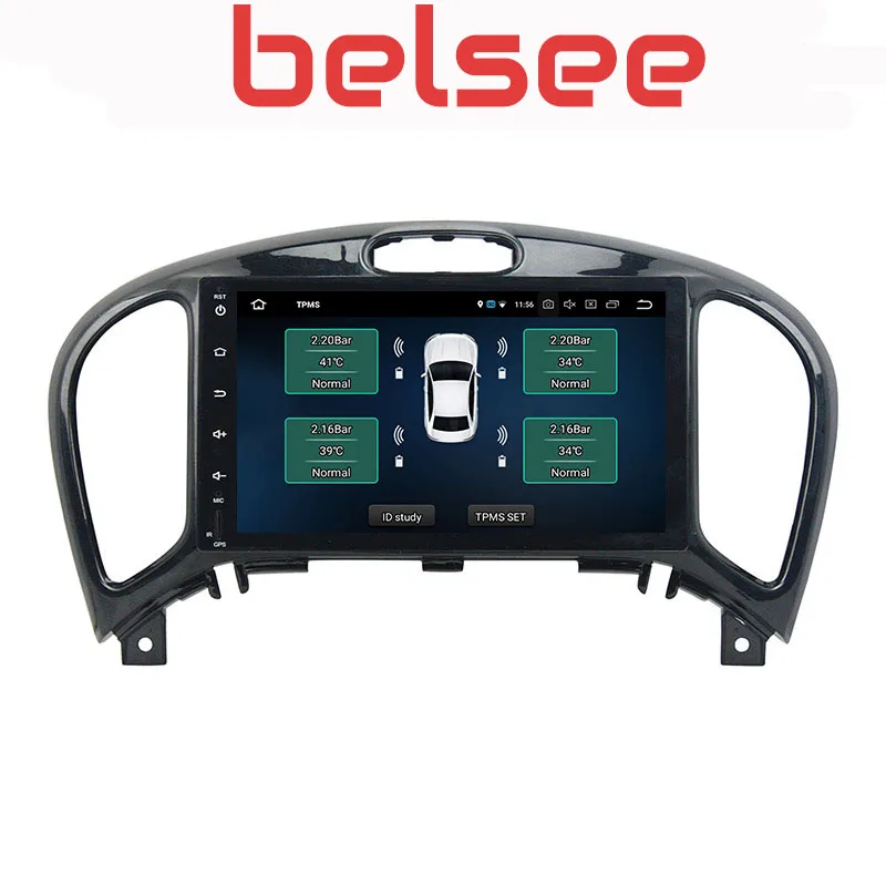 Belsee для Nissan Juke 2004- android 9,0 радио автомобильное головное устройство мультимедийный плеер gps навигационная система " сенсорный экран Ram 4 Гб