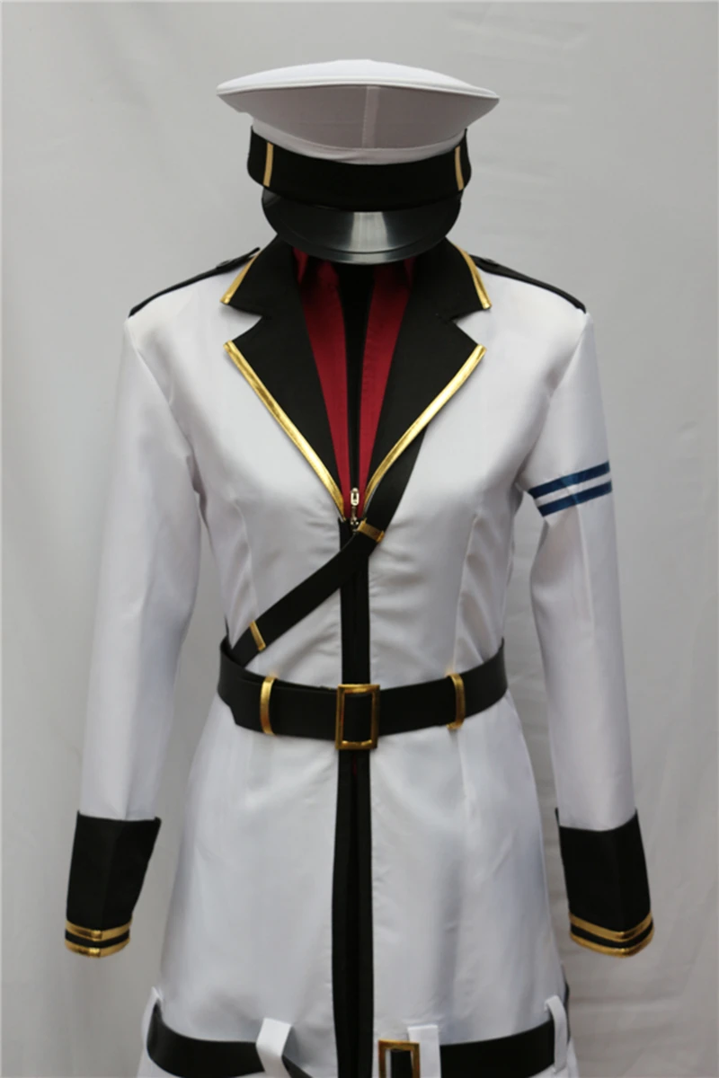 Высокое качество Полный комплект Kantai Коллекция Gangut Косплей Костюм включает