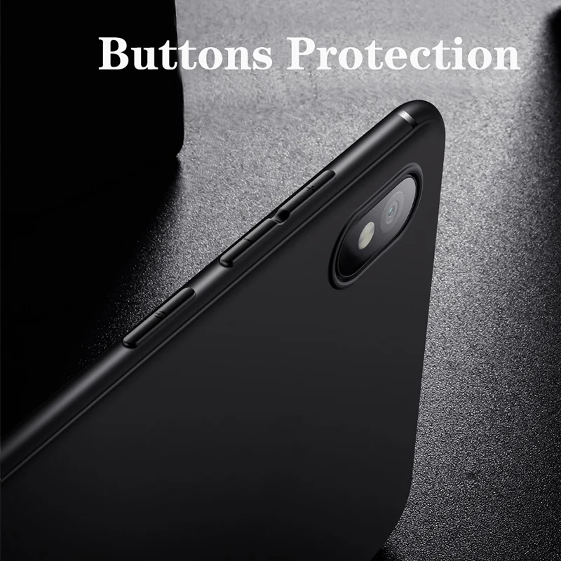 MAKAVO для Xiaomi Redmi 7A защитный чехол мягкий силиконовый тонкий матовый 8A чехлы