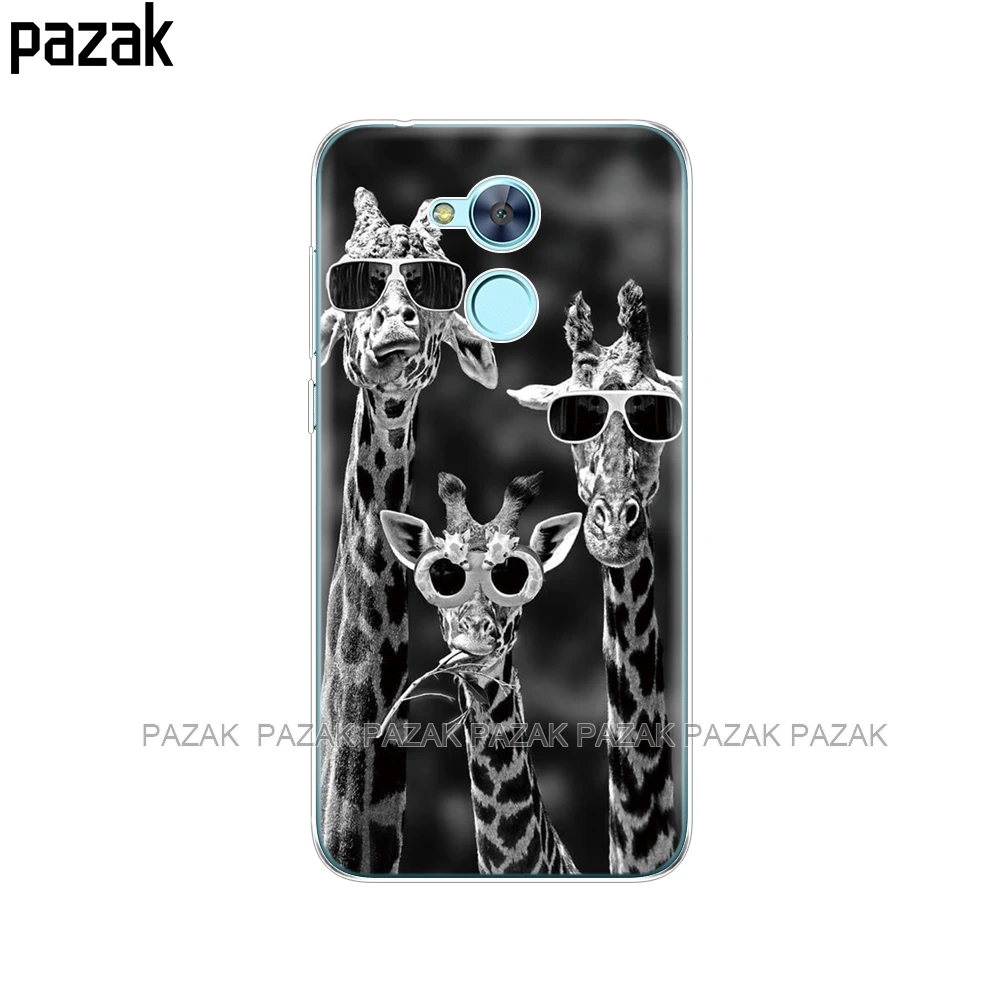 34348 Для Huawei Honor 6A, чехол, DLI-TL20, Funda, силиконовый чехол, 5,0 дюймов, Honor 6A, защитный чехол, Honor6A, чехол, бампер, кошка - Цвет: 34348