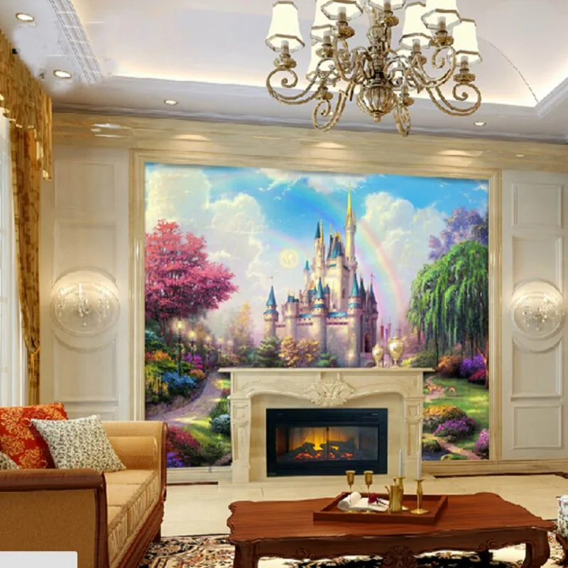 3d радужные обои для фотографий гостиной детской комнаты | Обустройство дома