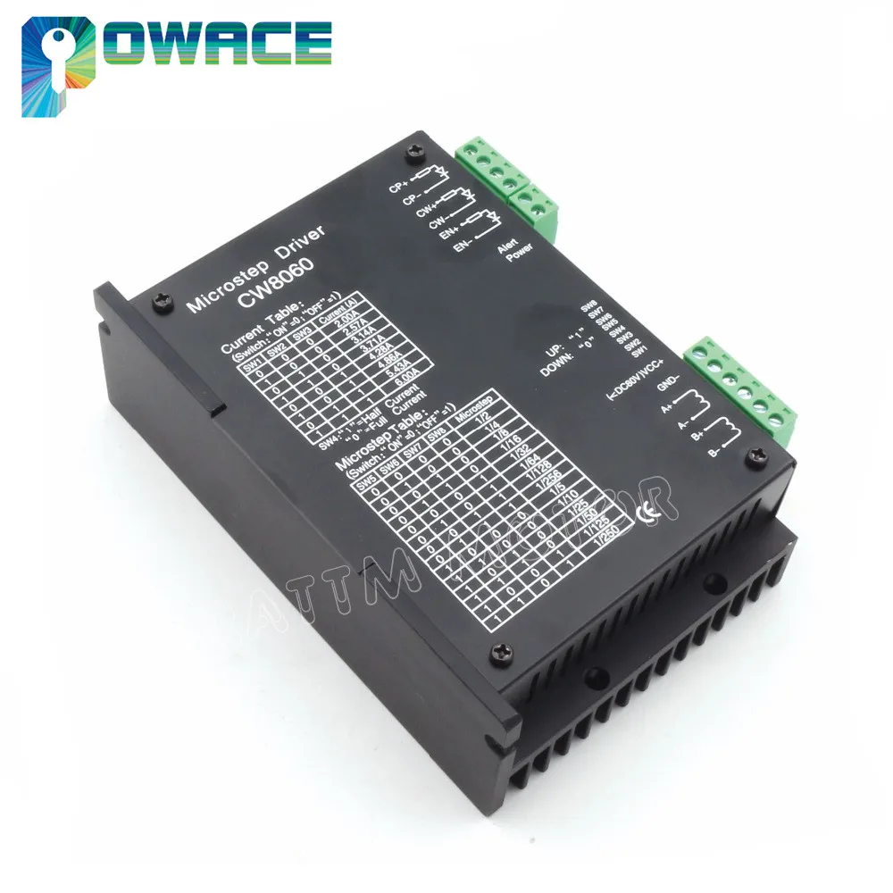 [EU Stock] 4 осевой шаговый двигатель Nema34 98 мм 878oz in 4.0A + Драйвер 6A/80VDC 256 Microstep 400W 48V