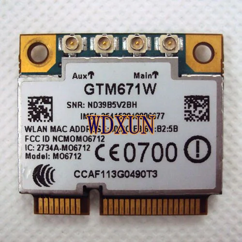 Высокоскоростной многорежимный 3g модуль опция Gtm671 Wifi + 14 4 m Wcdma Hsupa Pci e внутренняя