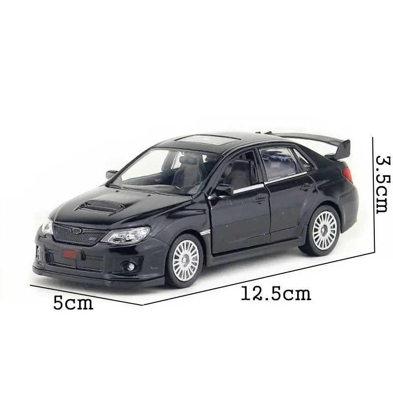 RMZ City/Масштаб 1:36/литая металлическая машина/2007 Impreza Racing WRX STI/образовательный