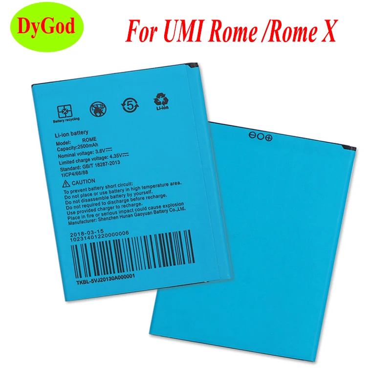 Для UMI Rome Аккумулятор для Umi ROME X Аккумуляторная батарея AKKU 2500 мАч|battery for umi rome|battery