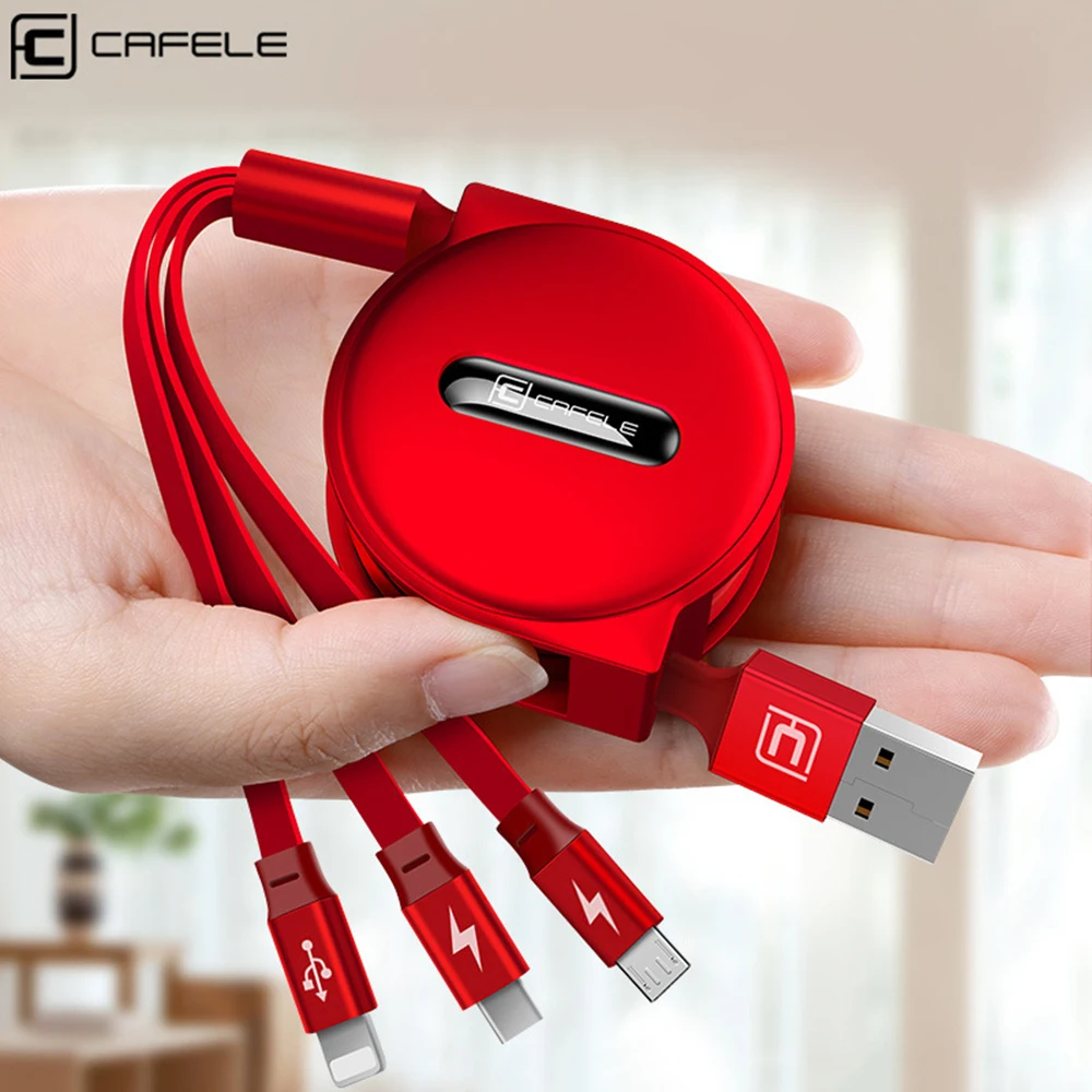 USB кабель для передачи данных для iPhone XS X 8 7 6 быстрая зарядка Зарядное устройство 3 в 1 микро USB кабель для Android USB Type C мобильные телефонные кабели для Samsung S9