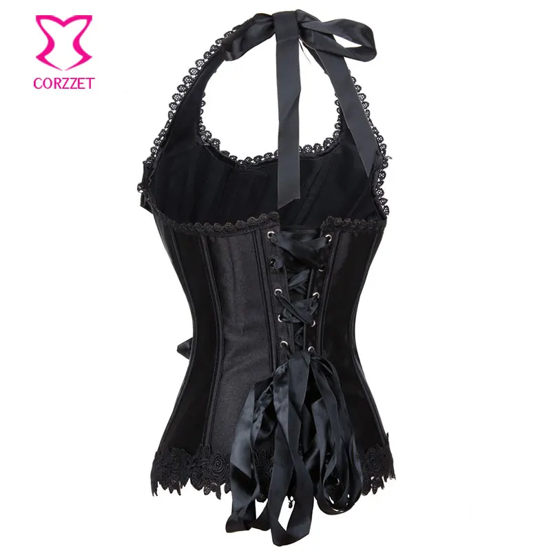 Красный и черный Викторианский Цветочный корсет короткий топ бюстье пикантные