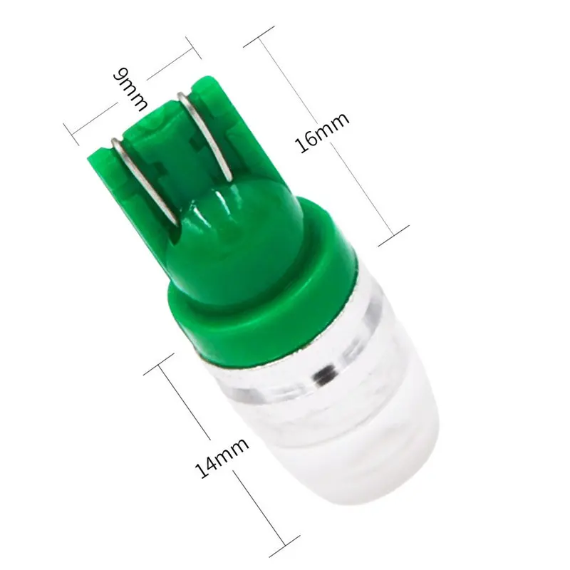 Светодиодные Автомобильные лампы T10 W5W t10 194 168 12V 1 W сигнальные светодиодные для