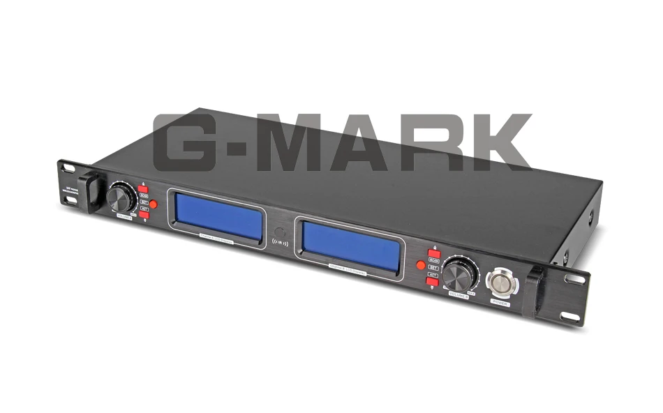 G-MARK Professional UHF Wireless Diversity Receiver System Microphone 2 Channels 2 Handheld Video Karaoke Top quality