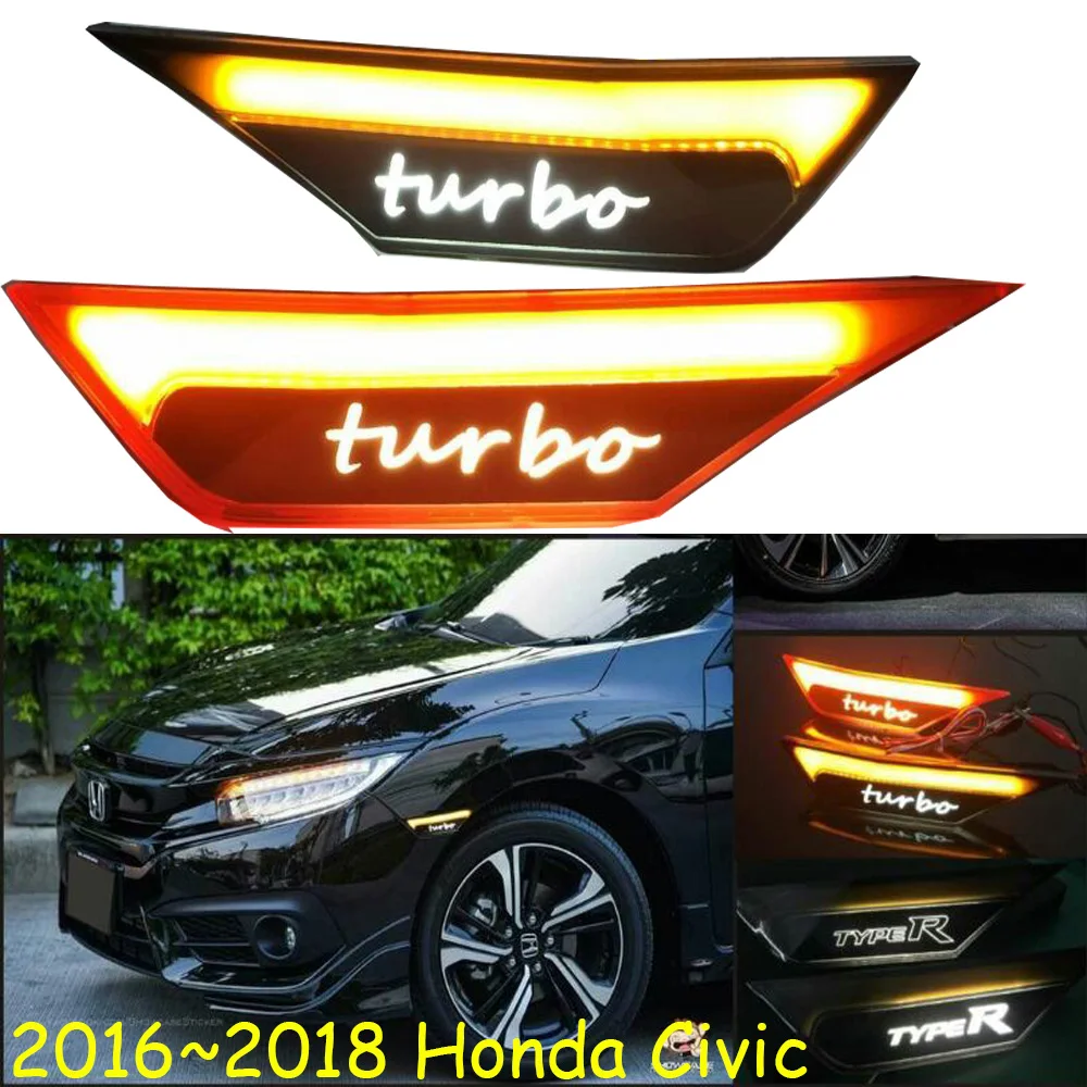 Тайвань 2016 ~ 2018y для Honda Civic Дневной светильник автомобильные аксессуары LED DRL
