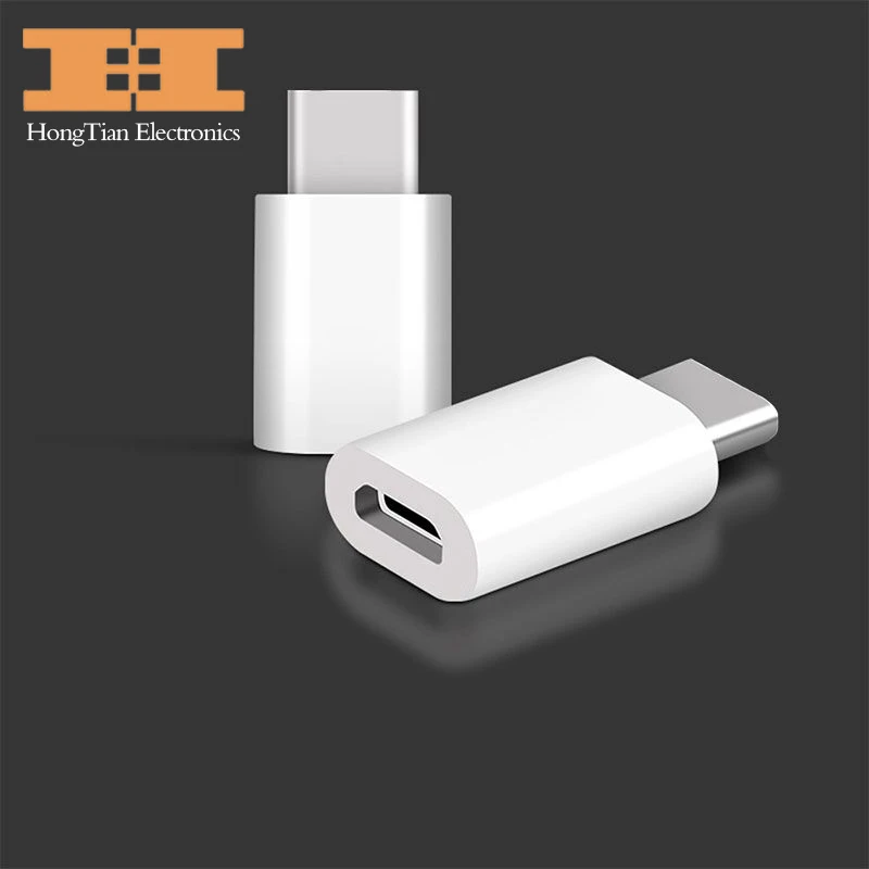 Usb type C к Micro адаптер usb c конвертер быстрое зарядное устройство для Xiaomi Nexus 5x6 p для HuaWei Lumia 950 LG - Цвет: Белый