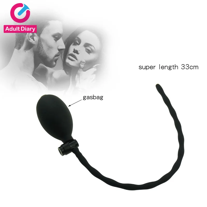 Catheters Sounds Inflatable Silicone Penis Plug Urethral Dilators Bladder Men Masturbation G-Spot Stimulate Sex Toys | Красота и