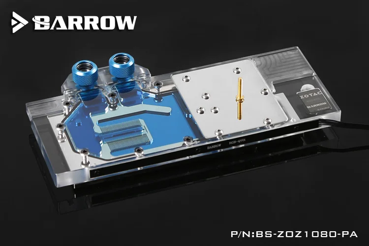 Водяной блок Barrow GPU для ZOTAC Extreme GTX1080/1070 радиатор водяного охлаждения|gpu water block|water