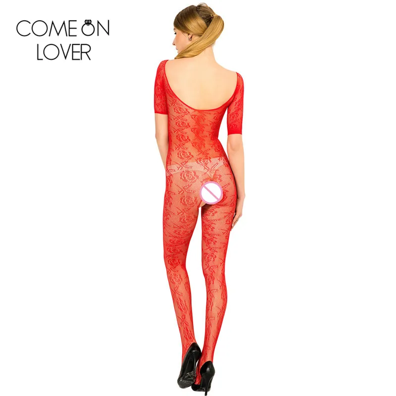 HE3153 New arrival black red white sexy lace bodystocking high quality nylon floral long sleeve | Тематическая одежда и