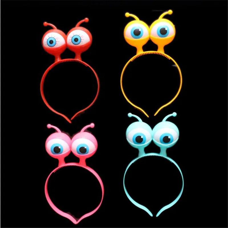 5 шт./лот светодиодные светящиеся Глазные яблоки инопланетянина повязка на