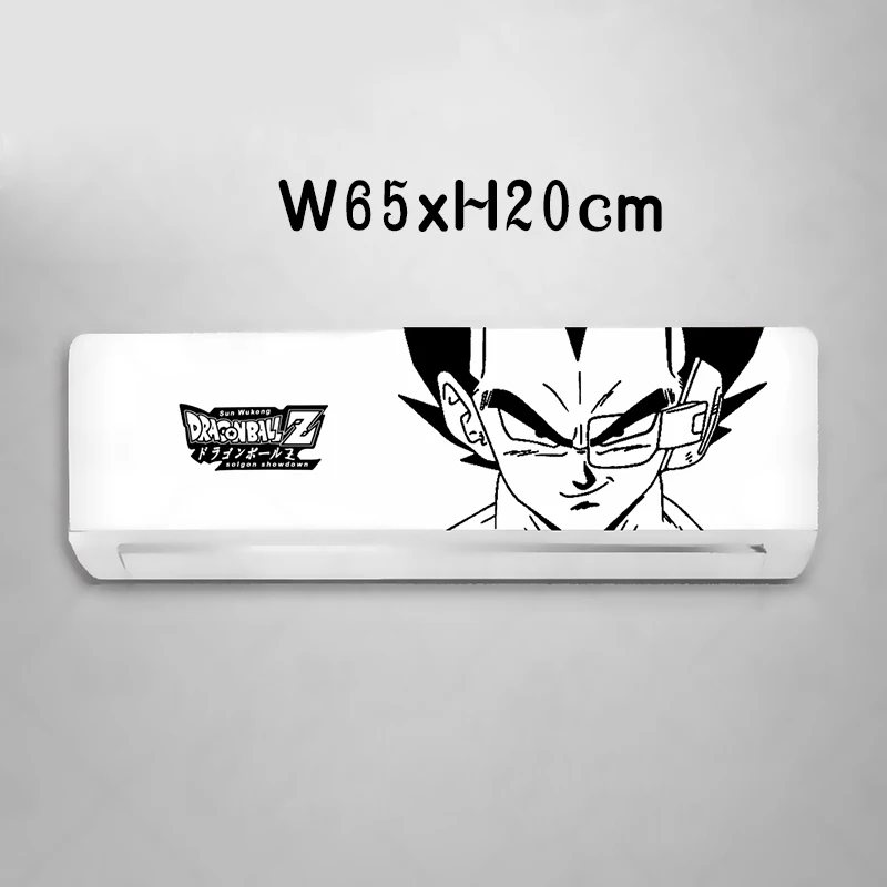 1black A Dragon Ball Vegeta кондиционер стикер Наруто мультфильм стикер стены вешалка-наклейка украшение для спальни обои - Цвет: 1black A
