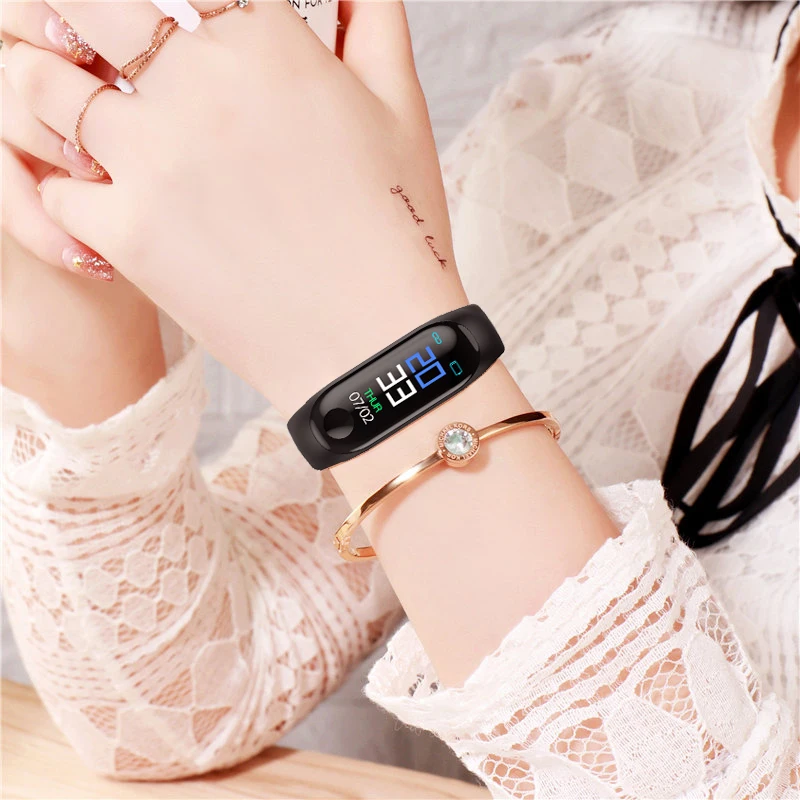 Спортивный Браслет Смарт часы детские для девочек и мальчиков Студенческие