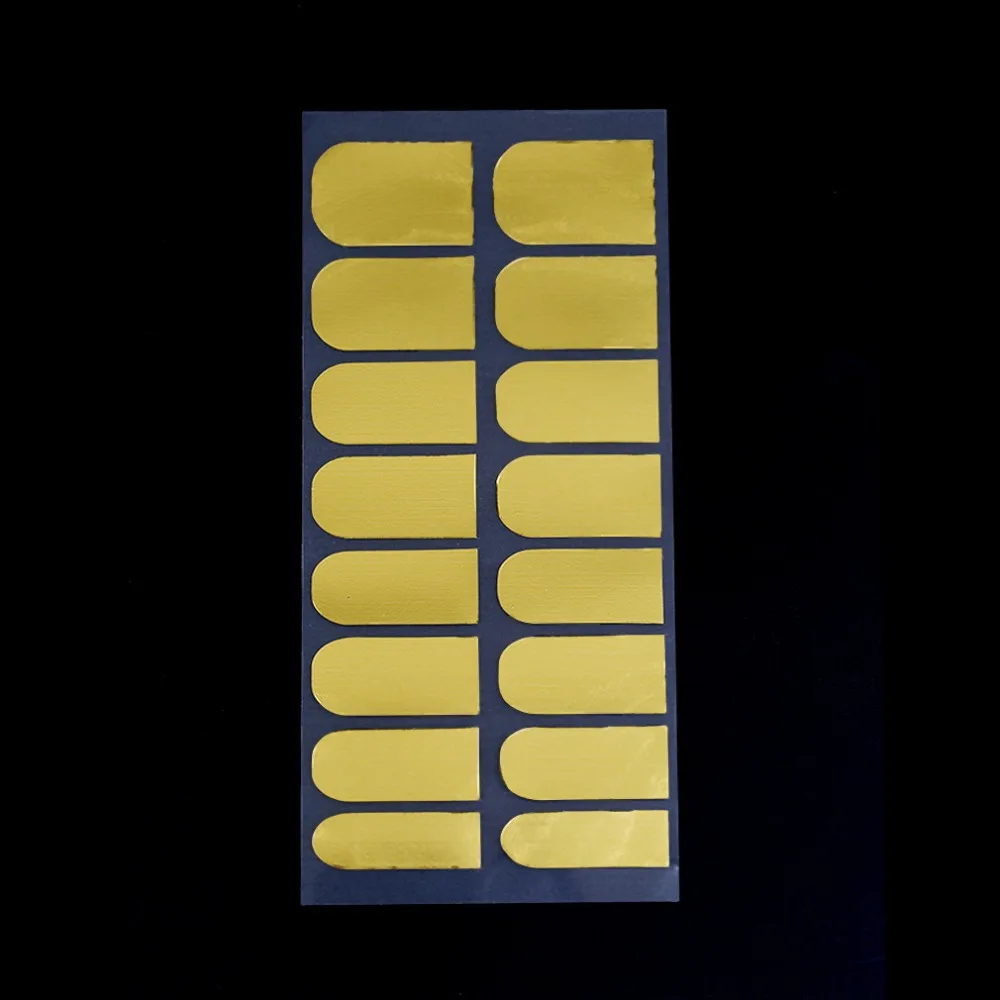 Новинка 3 листа маникюрные наклейки на ногти из фольги в студии или дома цвета