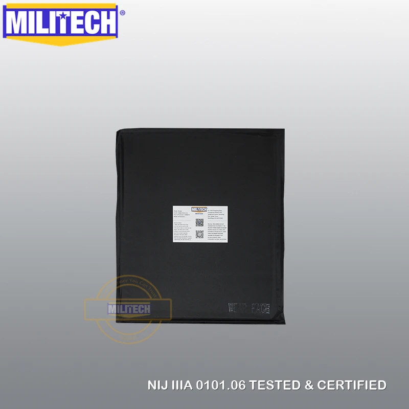 Пуленепробиваемая пластина MILITECH 10 ''x 12'' SC Cut арамидная баллистическая