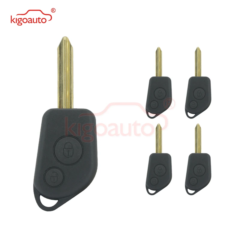 

Kigoauto 5pcs remote control car key shell for Citroen Peugeot SX9 2 button